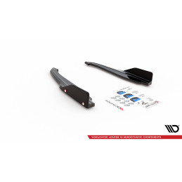 Maxton Design-Lames De Pare-Chocs Arrière Latérales V.1 + Ailerons BMW M8 Gran Coupe F93 