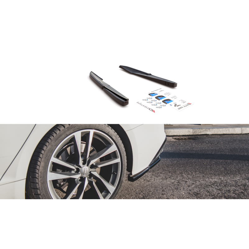 Maxton Design-Lames De Pare-Chocs Arrière Latérales Audi S5 Sportback F5 Facelift Maxton Design-Lames De Pare-Chocs Arrière Latérales Audi S5 Sportback F5 Facelift