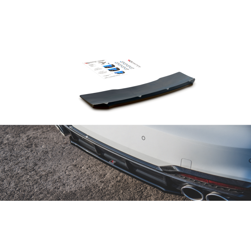 Maxton Design-Central Arriere Splitter Audi S5 Sportback F5 Facelift Maxton Design-Central Arriere Splitter Audi S5 Sportback F5 Facelift