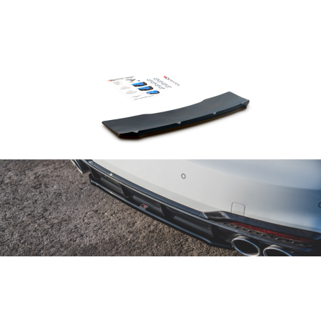 Maxton Design-Central Arriere Splitter Audi S5 Sportback F5 Facelift 