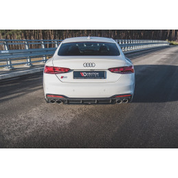 Maxton Design-Central Arriere Splitter Audi S5 Sportback F5 Facelift 