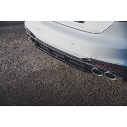 Maxton Design-Central Arriere Splitter Audi S5 Sportback F5 Facelift 