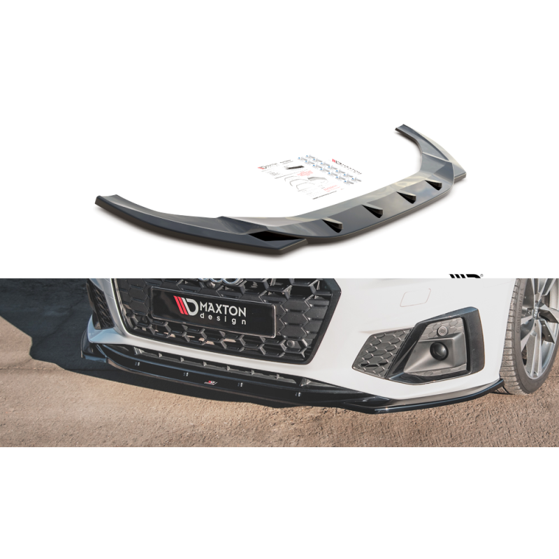 Maxton Design-Lame Du Pare-Chocs Avant V.1 Audi S5 / A5 S-Line F5 Facelift Maxton Design-Lame Du Pare-Chocs Avant V.1 Audi S5 / A5 S-Line F5 Facelift