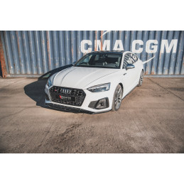 Maxton Design-Lame Du Pare-Chocs Avant V.1 Audi S5 / A5 S-Line F5 Facelift 