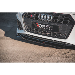 Maxton Design-Lame Du Pare-Chocs Avant V.1 Audi S5 / A5 S-Line F5 Facelift 