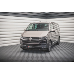 Maxton Design-Lame Du Pare-Chocs Avant V.1 Volkswagen T6 Facelift 