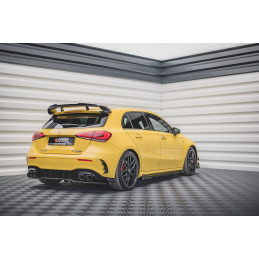 Maxton Design-Central Arriere Splitter + Flaps Mercedes-AMG A 45 S Aero Pack W177 