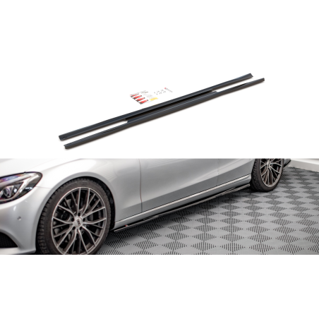Maxton Design-Rajouts Des Bas De Caisse Mercedes-Benz C W205 