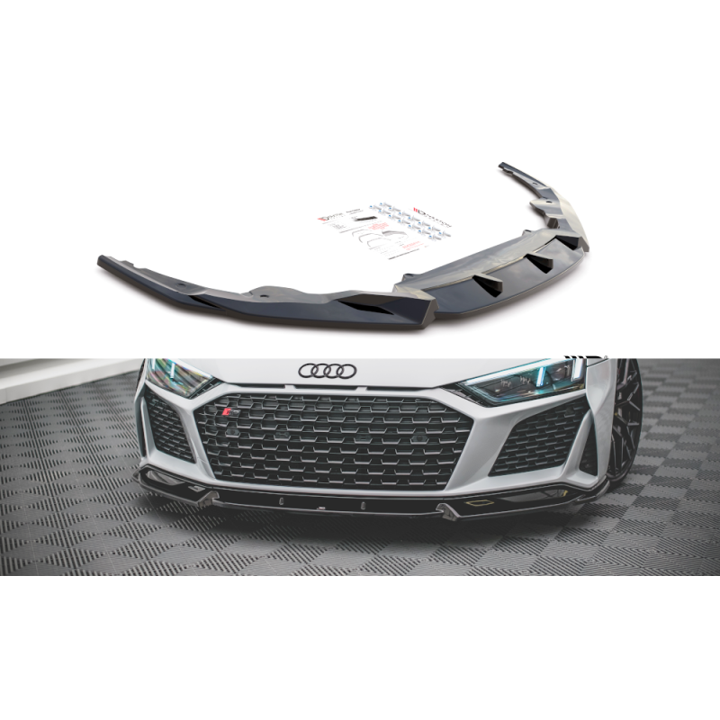 Maxton Design-Lame Du Pare-Chocs Avant V.1 Audi R8 Mk2 Facelift 