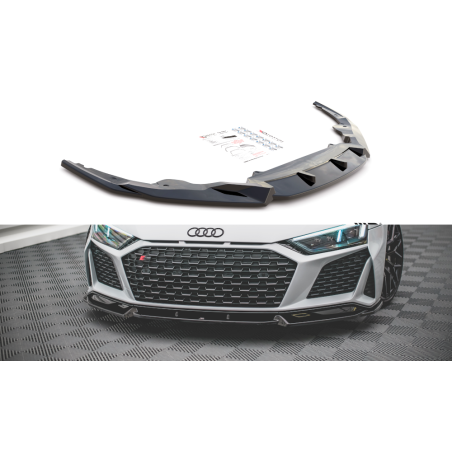 Maxton Design-Lame Du Pare-Chocs Avant V.1 Audi R8 Mk2 Facelift 