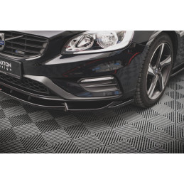 Maxton Design-Lame Du Pare-Chocs Avant V.1 Volvo S60 R-Design Mk2 