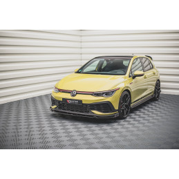 Maxton Design-Lame Du Pare-Chocs Avant V.1 + Ailerons Volkswagen Golf 8 GTI Clubsport 