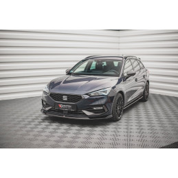 Maxton Design-Lame Du Pare-Chocs Avant V.3 Seat Leon FR Mk4 