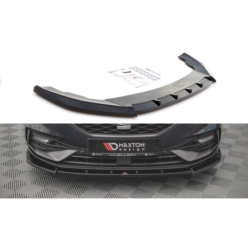 Maxton Design-Lame Du Pare-Chocs Avant V.1 Seat Leon FR Mk4 Maxton Design-Lame Du Pare-Chocs Avant V.1 Seat Leon FR Mk4