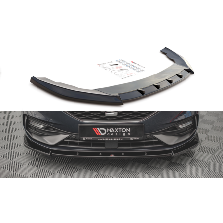 Maxton Design-Lame Du Pare-Chocs Avant V.1 Seat Leon FR Mk4 