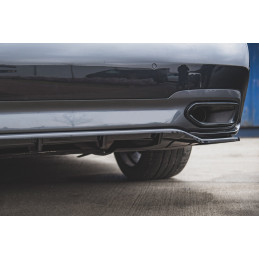 Maxton Design-Central Arriere Splitter (avec une barre verticale) BMW 7 M-Pack G11 