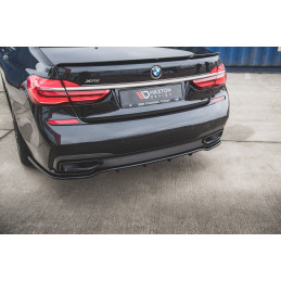Maxton Design-Central Arriere Splitter (avec une barre verticale) BMW 7 M-Pack G11 