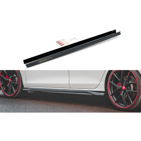 Maxton Design-Rajouts Des Bas De Caisse V.3 Volkswagen Golf 8 GTI / GTI Clubsport / R-Line 