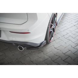 Maxton Design-Lames De Pare-Chocs Arrière Latérales V.2 + Ailerons Volkswagen Golf 8 GTI 