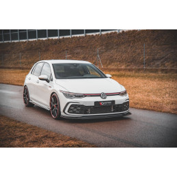 Maxton Design-Lame Du Pare-Chocs Avant V.5 Volkswagen Golf 8 GTI / R-Line 