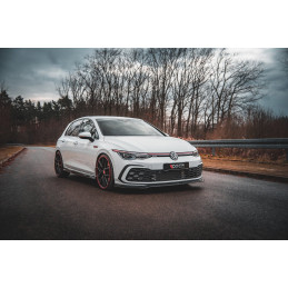 Maxton Design-Lame Du Pare-Chocs Avant V.4 Volkswagen Golf 8 GTI / R-Line 