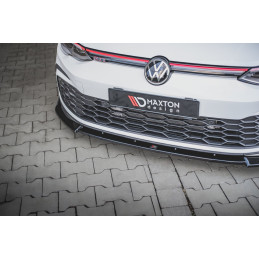 Maxton Design-Lame Du Pare-Chocs Avant V.3 + Ailerons Volkswagen Golf 8 GTI / R-Line 