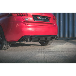 Maxton Design-Lames De Pare-Chocs Arrière Latérales Peugeot 308 GT Mk2 Facelift 