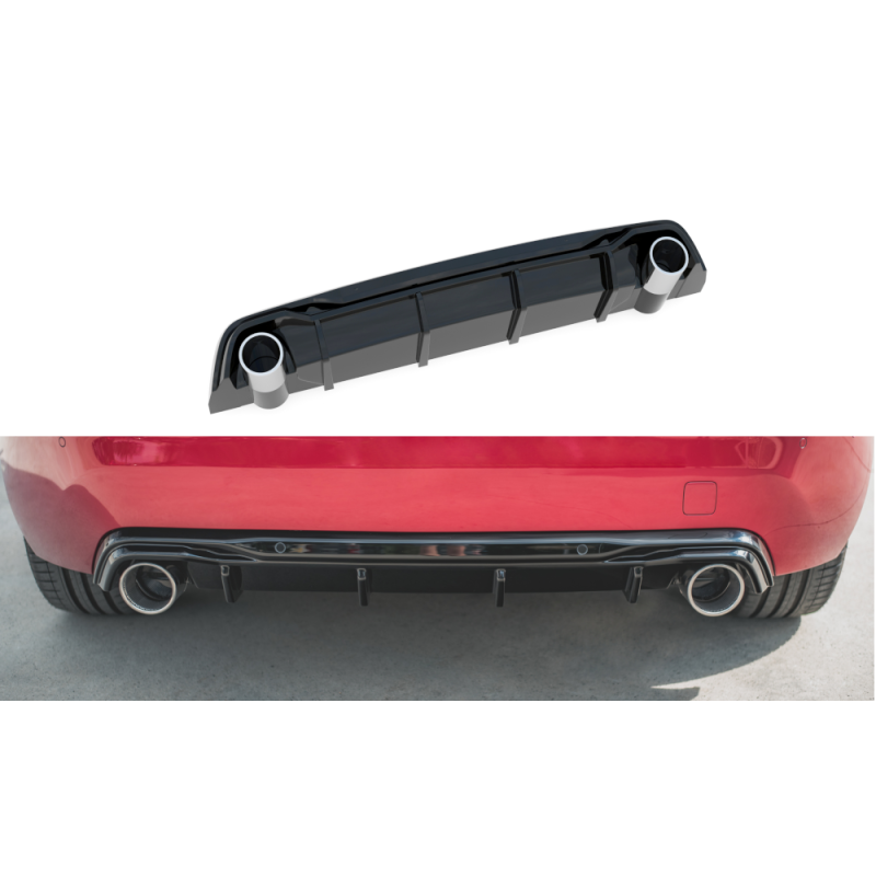 Maxton Design-Rajout Du Pare-Chocs Arriere + Faux Pot D'échappement Peugeot 308 GT Mk2 Facelift Maxton Design-Rajout Du Pare-Chocs Arriere + Faux Pot D'échappement Peugeot 308 GT Mk2 Facelift