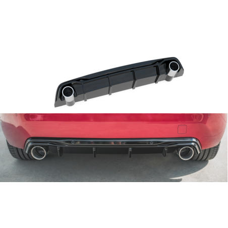 Maxton Design-Rajout Du Pare-Chocs Arriere + Faux Pot D'échappement Peugeot 308 GT Mk2 Facelift 