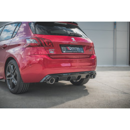 Maxton Design-Rajout Du Pare-Chocs Arriere + Faux Pot D'échappement Peugeot 308 GT Mk2 Facelift 