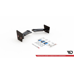 Maxton Design-Lames De Pare-Chocs Arrière Latérales V.4 + Ailerons Toyota GR Yaris Mk4 