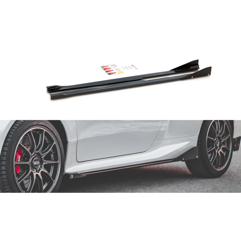 Maxton Design-Rajouts Des Bas De Caisse V.2 + Ailerons Toyota GR Yaris Mk4 