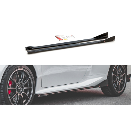 Maxton Design-Rajouts Des Bas De Caisse V.2 + Ailerons Toyota GR Yaris Mk4 