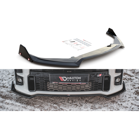Maxton Design-Lame Du Pare-Chocs Avant V.3 + Ailerons Toyota GR Yaris Mk4 