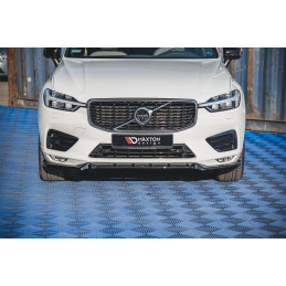 Maxton Design-Lame Du Pare-Chocs Avant V.2 Volvo XC60 Mk2 R-Design 
