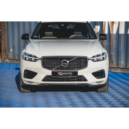 Maxton Design-Lame Du Pare-Chocs Avant V.1 Volvo XC60 Mk2 R-Design 