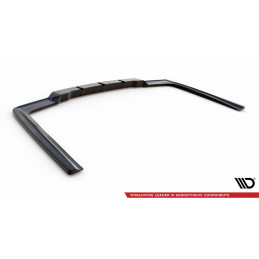 Maxton Design-Central Arriere Splitter (avec une barre verticale) Mercedes-Benz E63 AMG Sedan W212 Facelift 