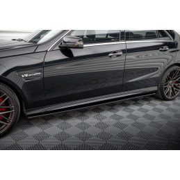 Maxton Design-Rajouts Des Bas De Caisse Mercedes-Benz E63 AMG / AMG-Line Sedan W212 Facelift 