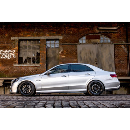 Maxton Design-Rajouts Des Bas De Caisse Mercedes-Benz E63 AMG / AMG-Line Sedan W212 Facelift 