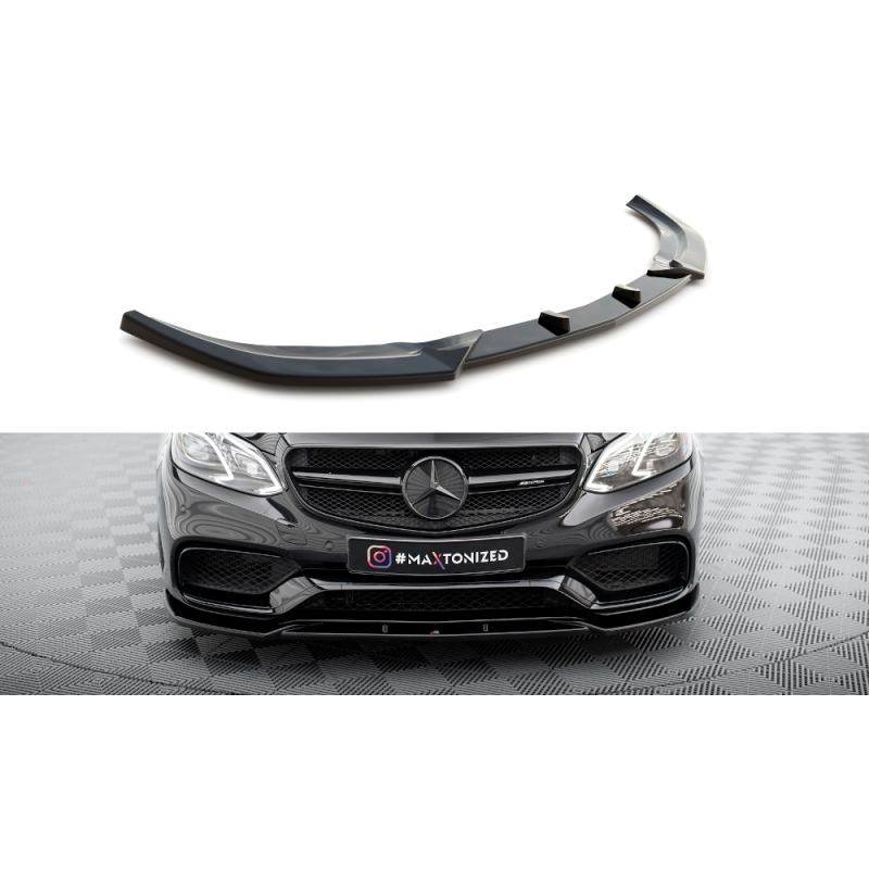 Maxton Design-Lame Du Pare-Chocs Avant Mercedes-Benz E63 AMG Sedan W212 Facelift 