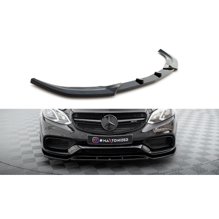 Maxton Design-Lame Du Pare-Chocs Avant Mercedes-Benz E63 AMG Sedan W212 Facelift 