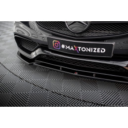 Maxton Design-Lame Du Pare-Chocs Avant Mercedes-Benz E63 AMG Sedan W212 Facelift 