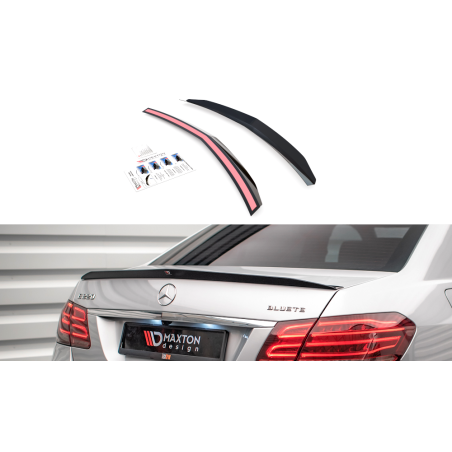 Maxton Design-Spoiler Cap Mercedes-Benz E63 AMG / AMG-Line Sedan W212 Facelift 