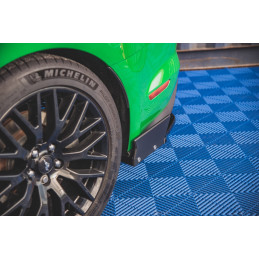 Maxton Design-Lames De Pare-Chocs Arrière Latérales V.1 + Ailerons Ford Mustang GT Mk6 Facelift 