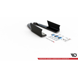 Maxton Design-Lames De Pare-Chocs Arrière Latérales V.1 + Ailerons Ford Mustang GT Mk6 Facelift 