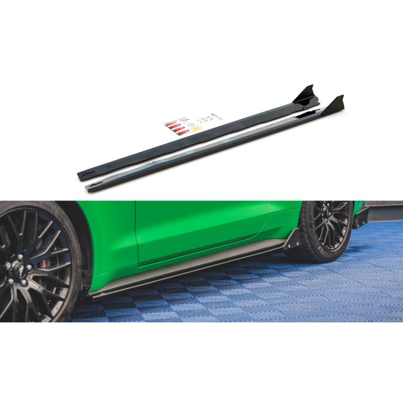 Maxton Design-Rajouts Des Bas De Caisse Ford Mustang GT Mk6 Facelift Maxton Design-Rajouts Des Bas De Caisse Ford Mustang GT Mk6 Facelift