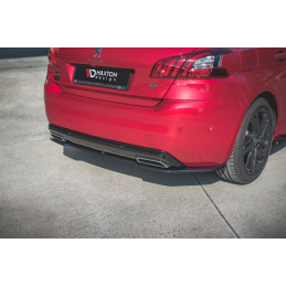 Maxton Design-Central Arriere Splitter Peugeot 308 GT Mk2 Facelift 