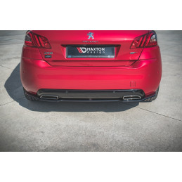 Maxton Design-Central Arriere Splitter Peugeot 308 GT Mk2 Facelift 
