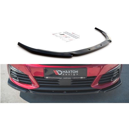 Maxton Design-Lame Du Pare-Chocs Avant V.2 Peugeot 308 GT Mk2 Facelift 