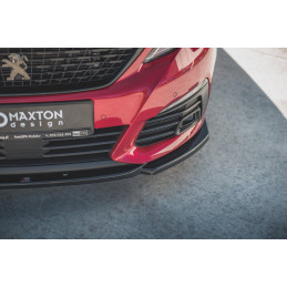 Maxton Design-Lame Du Pare-Chocs Avant V.2 Peugeot 308 GT Mk2 Facelift 